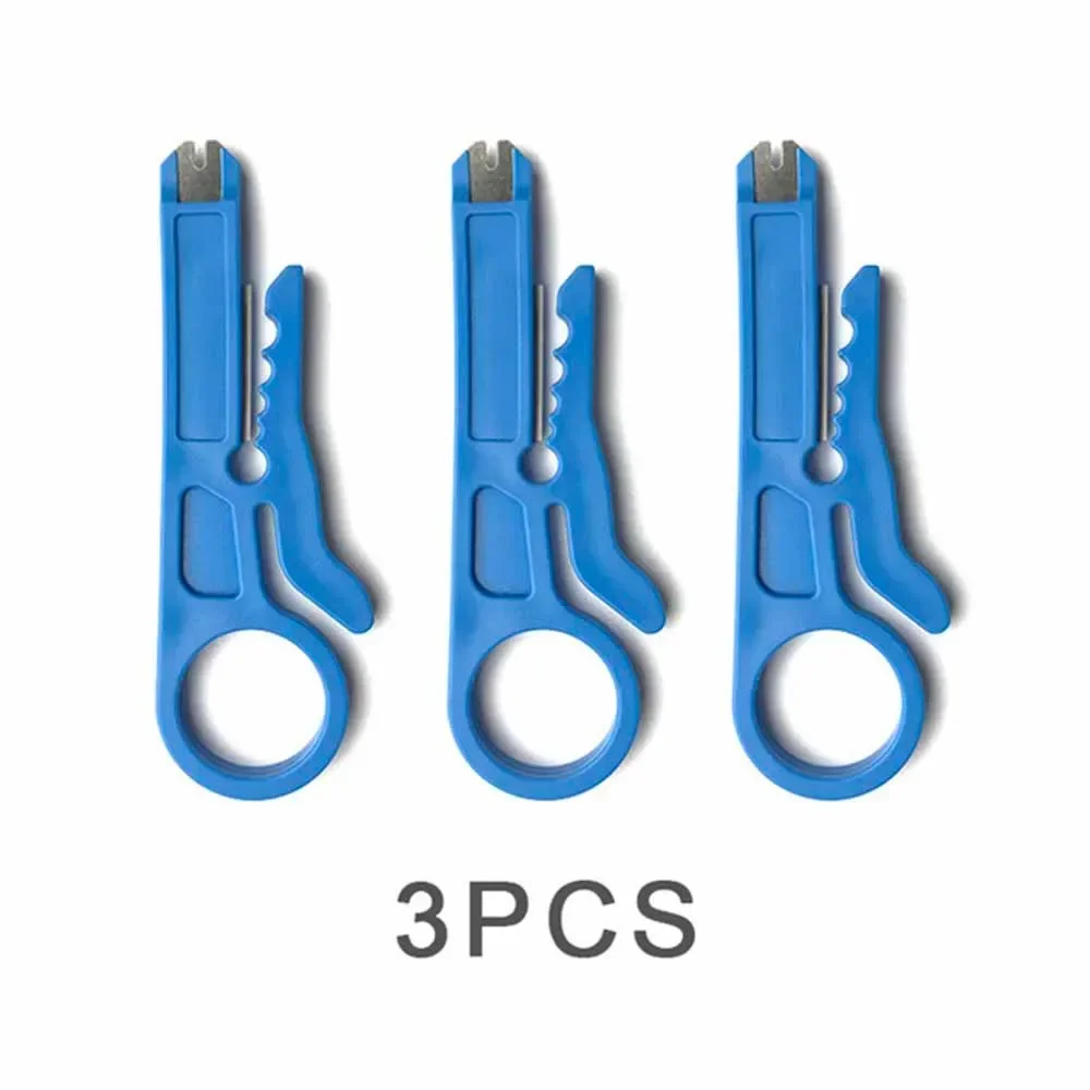 

Crimping Cable Cutter Stripper Pliers Stripping Tool Blue Crimper Portable Wire Cutter Yellow 9cm / 3.53" New