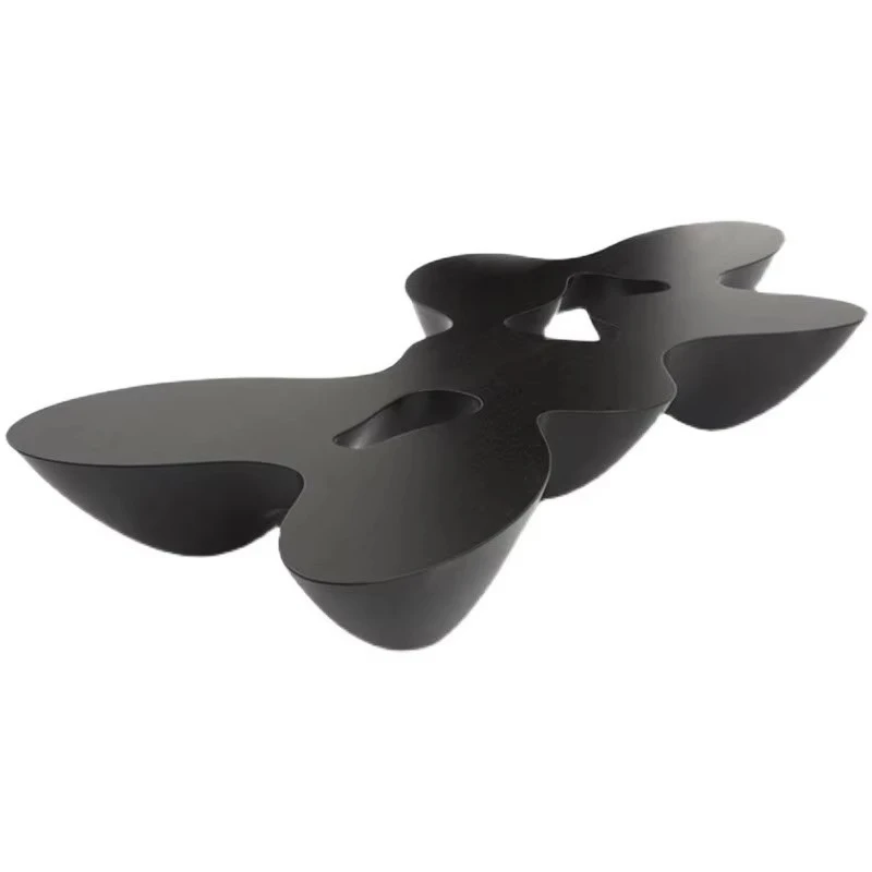 

Adjustable height round bar family coffee table and living room dining room