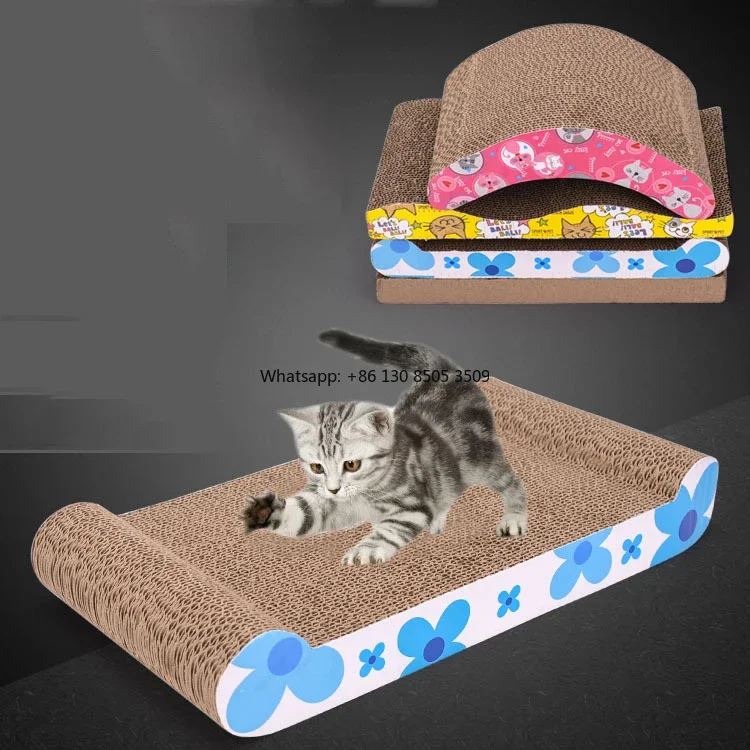 Cheap Price High Quality Shaped Scratcher Cardboard Board Pet Toys for Cat