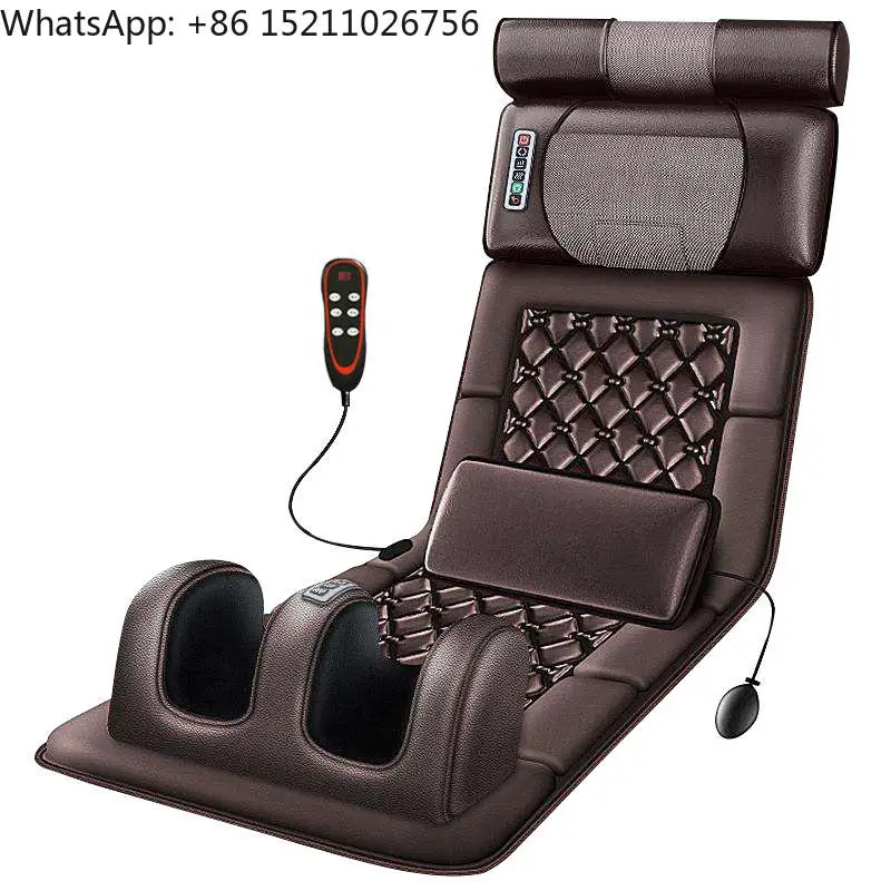 

2025 NINGDE DAWANGJIA New Design Standard Size Full Body Vibrate Memory Shiatsu Massage Cushion Mattress Neck Massager Full Body
