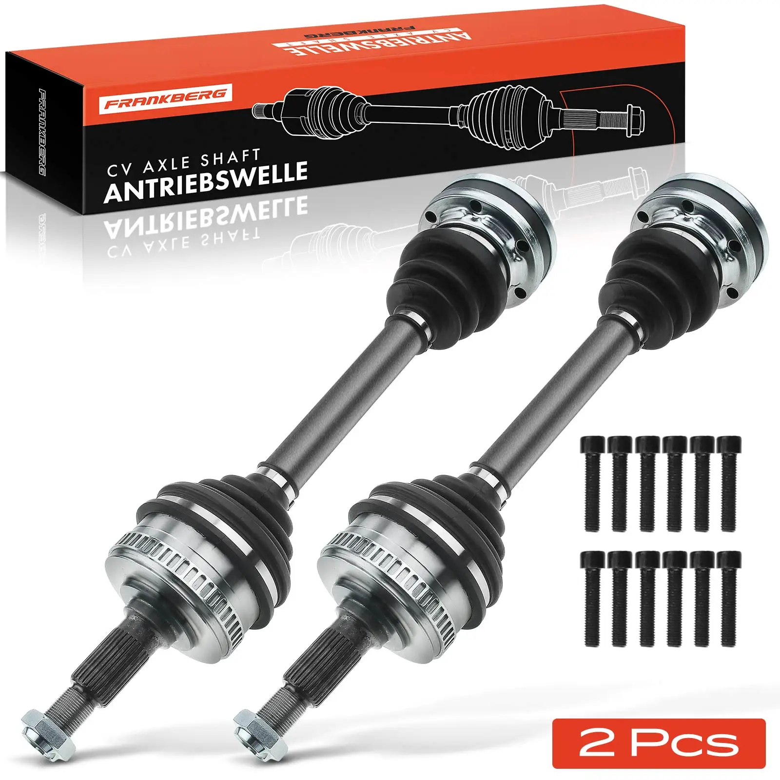Frankberg 2x Antriebswelle Vorderachse Links Rechts für Mercedes-Benz Vito W638 V-Klasse 638/2 1996-2003 6383341734 6383341634