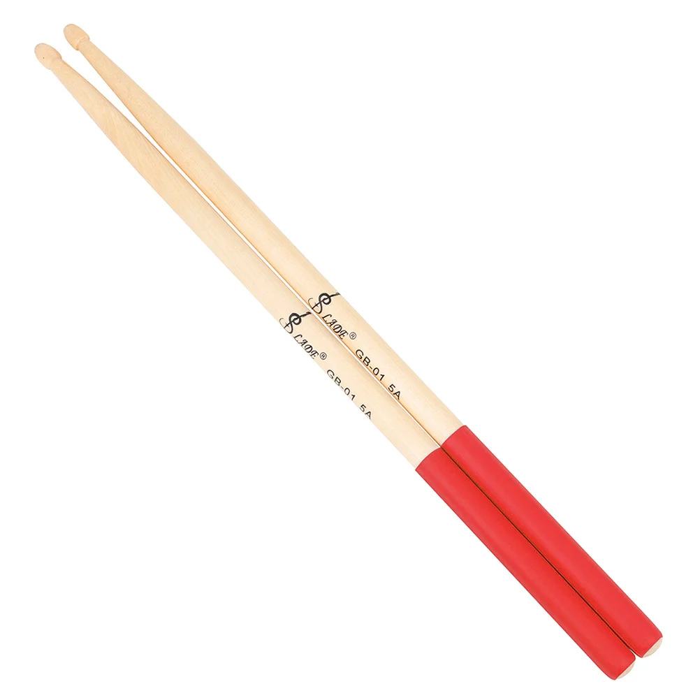 

Children and Adults Beginners Practice Playing Drum Sticks Red Drumsticks Musical Instrument for Maple