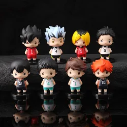 8 pz/set Haikyuus Action Figure Toys versione Q Kenma Kozume Shoyo Hinata Kotaru Bokuto Yu Nishinoya bambole modello pallavolo