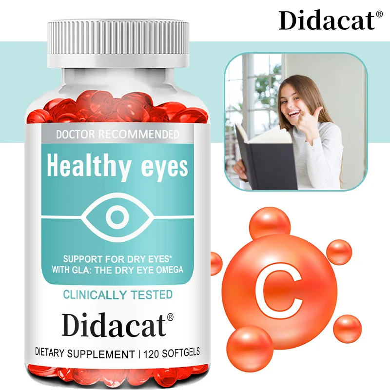 

Black Currant Seed Oil,with GLA,EPA,DHA,Vitamin C,Promotes Clear and Vibrant Vision,Helps Relieve Eye Dryness and Discomfort