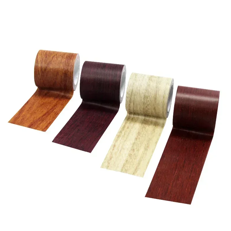 4.5M Simulated Wood Grain Adhesive Tape Floor/wall Repair Sticker Suitable for Home Decoration and Furniture Decoration