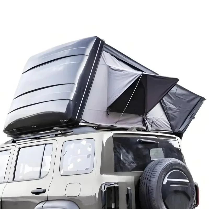 JWL-002A ABS Hard Shell Insulated Rooftop Tent Outdoor Weatherproof 4 Person Suv Roof Top Tent Camping with Skylight