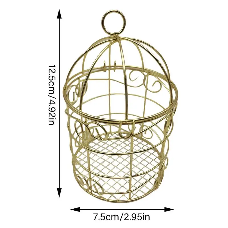 Bird Cage Candy Box Iron Candle Holder for Party Birdcage Wedding Candy Box Wedding Candy Box Home Table Centerpiece Party Decor