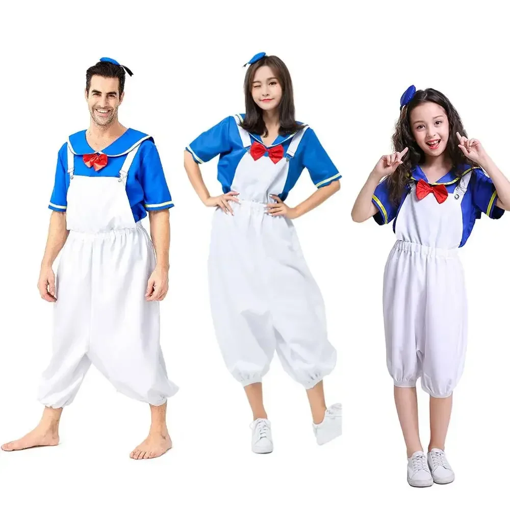 

Adult Cosplay Costume adult cute Cartoon costume for kids One Piece sailor Outfit for Halloween Party Dress