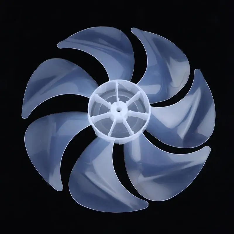 Replacement Pedestal Fan Blades 12 Inch 7 Leaves Universal Electric Parts For Floor Desk Wall Fan Office Home