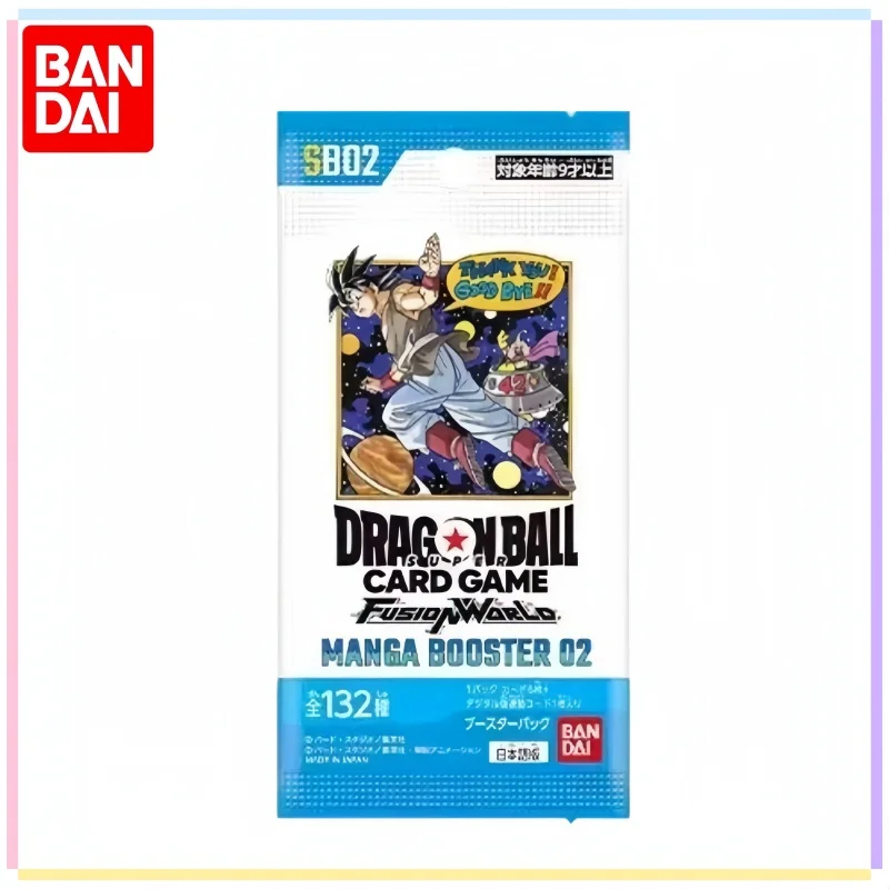 Bandai Dragon Ball Super Card Game Fusion World SB02 Manga Booster Pack TCG Trading Collection Card Anime Toy