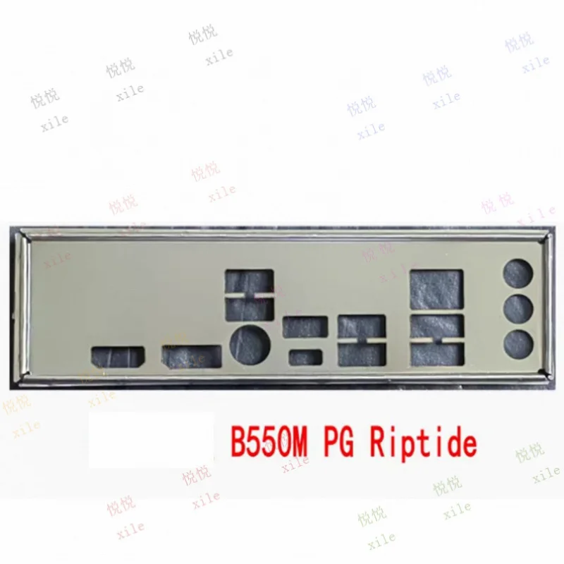 L+ Shield I/O IO Backplate For ASRock B550M PG Riptide Motherboard