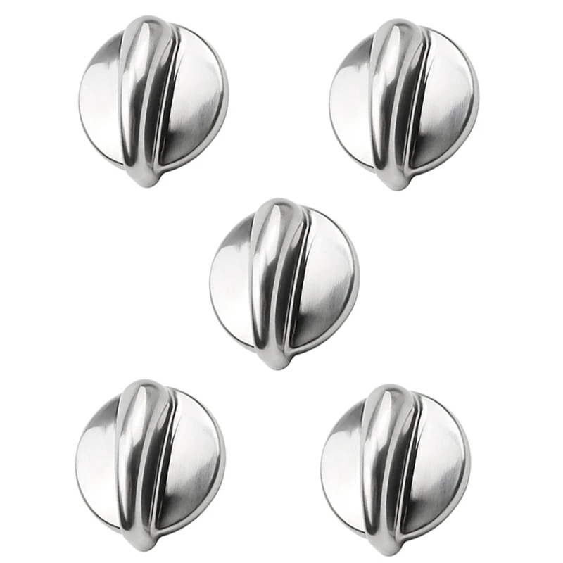 

5Pcs WB03K10303 Surface Burner Control Knob Stove Knobs Replaces WB03K10208, AH3486484, EA3486484, 1810427 Replacement