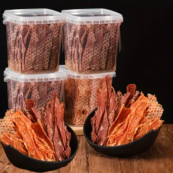 150g/5.29oz Chicken Jerky and Duck Jerky Dog Treats For Small, Medium, Large Dog, Made With Real Pure Chicken, Healthy 3