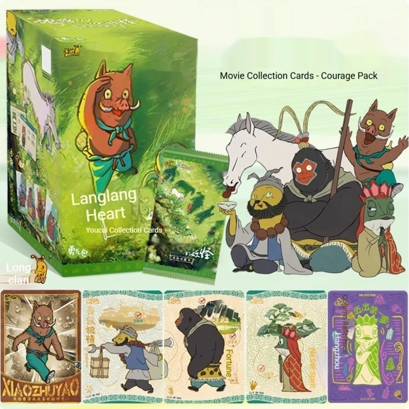 Authentische Kartenspielsammlungskarten von Journey to the West Film Little Monster Charaktere des gesamten Box-Sets