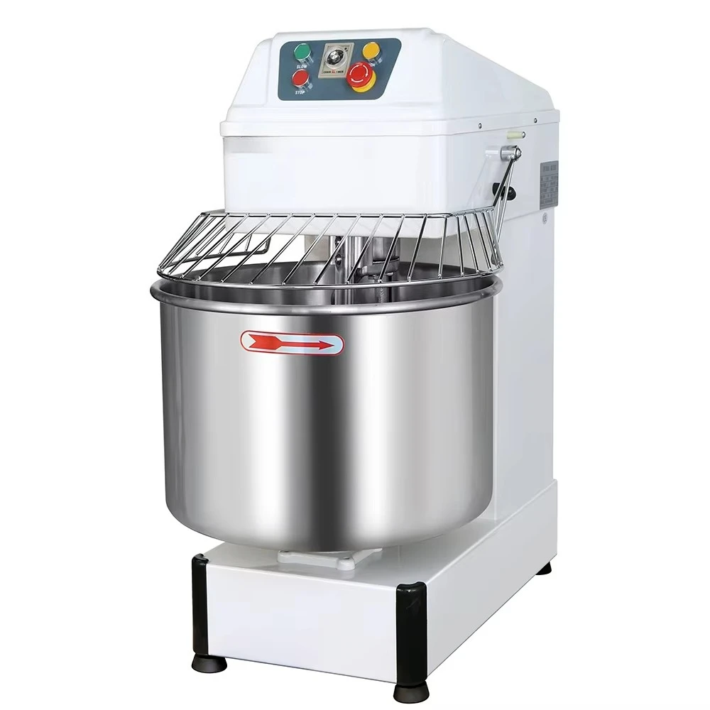 Universal Spiral Commercial Blender for Food Kneading Fixed Bowl Pastry Maker for Bakery Flour for Cake Preparation