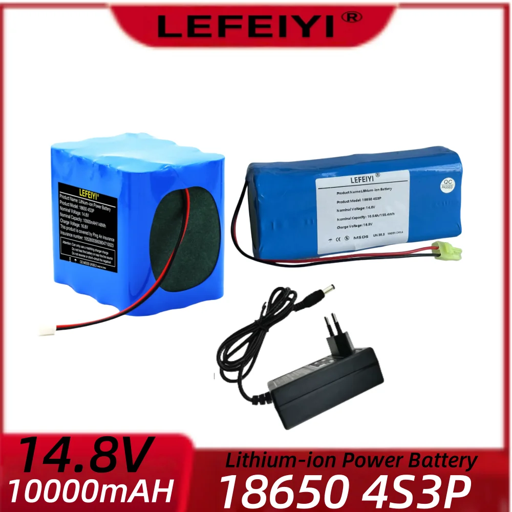 

4S3P 14.8V 10Ah BMS lithium battery is widely used in scooters, tricycles and other automobiles. 4S3P 12V 10Ah BMS