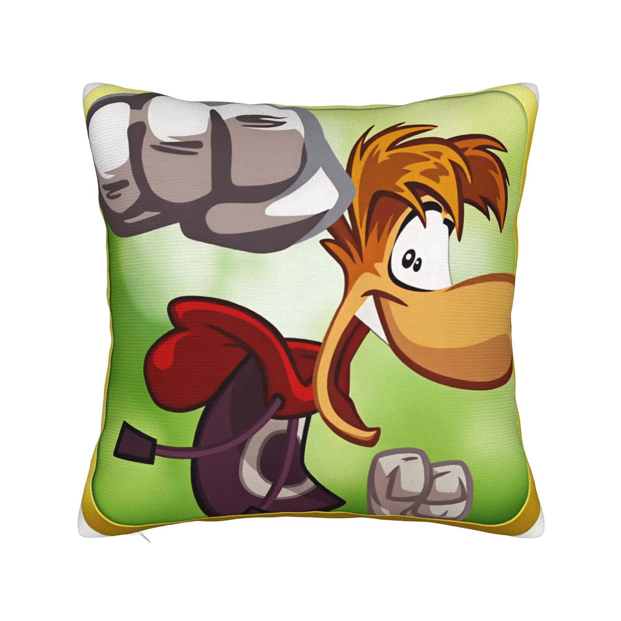 Flying fist attack Raymans Pillow Cover  Soft Cushion Cover Novelty Pillow Case For Sofa Car Home Decor