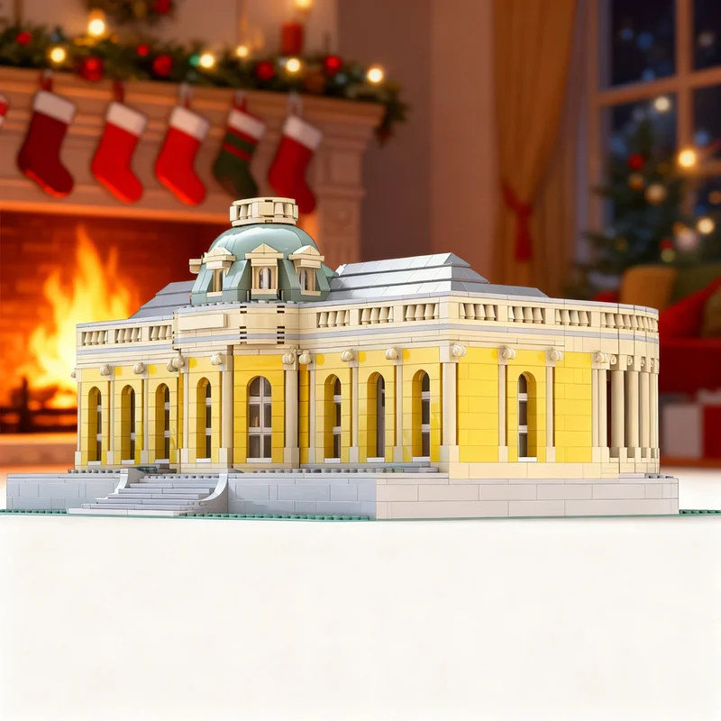 

2488pcs MOC Schloss Sanssouci Modular Streetscape Model Building Blocks Creative DIY Gift Display Decor Assemble Premium Adult