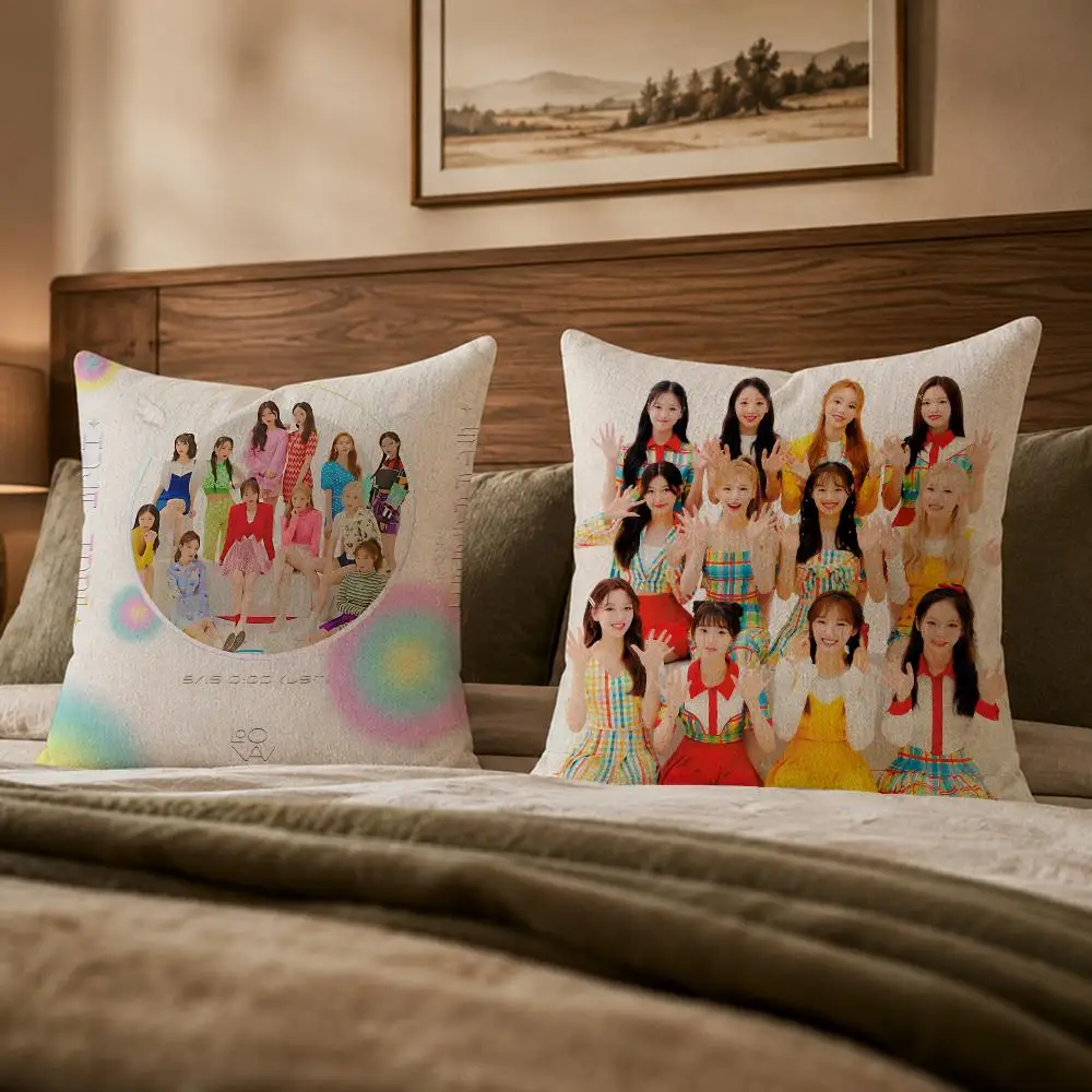 Popular Group L-LOONAS Cushion Cover Ultra Soft Throw Pillow Cover Skin Friendly for Sofa Bed Home Decor Gift