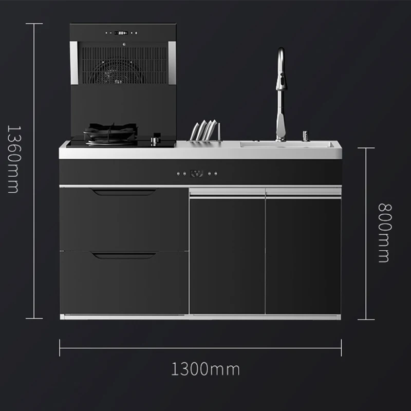 Cooking treasure CZ01 frequency conversion split integrated stove integrated sink household integrated kitchen range hood gas