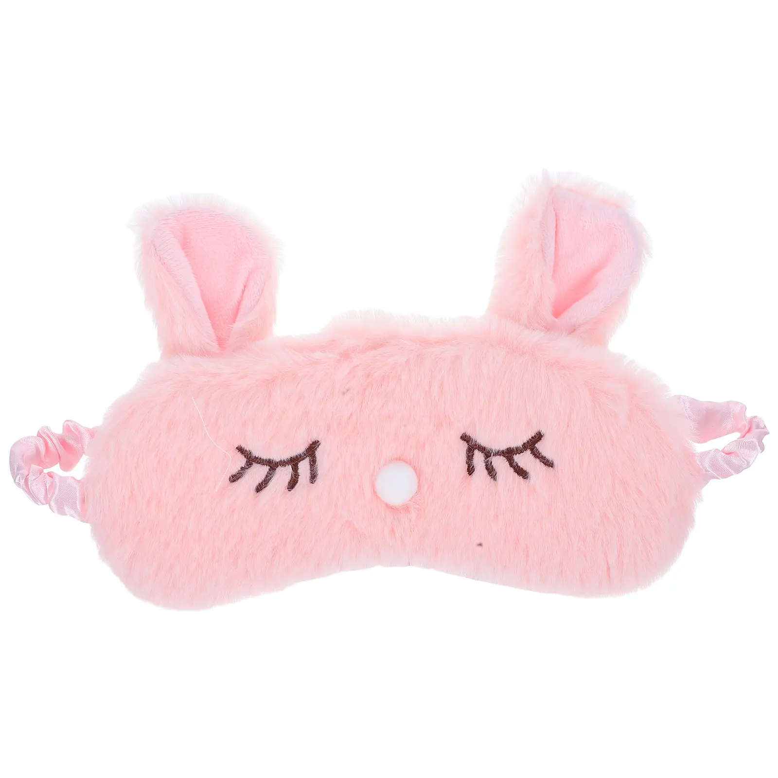 Rabbit Sleep Eye Mask Cute Cartoon Style Soft Comfortable Light Blocking for Women Travel Home Party Night Rest