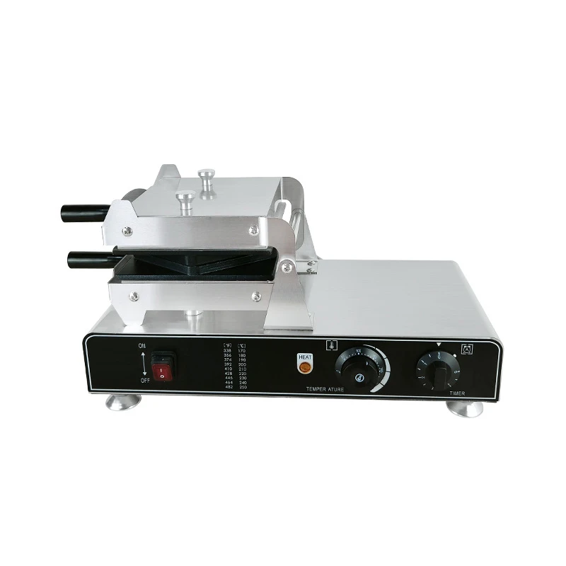 1500W Waffle Maker Commercial HongKong Bubble Egg Puff Cake Baker Machine Reversible Double Baking Pans Snacks Food Stall