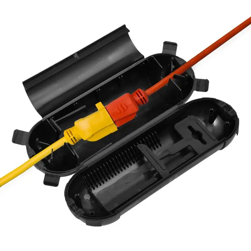 Outdoor Extension Cord Safety Cover With Waterproof Seal Weatherproof Electrical Connection Box To Protect Outdoor Outlet Plug