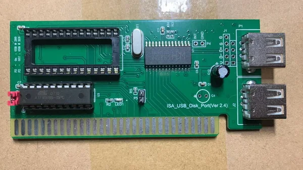 ISA zu USB ISA-Schnittstelle zu USB-Schnittstelle. Schaltkarte für industrielle Steuergeräte