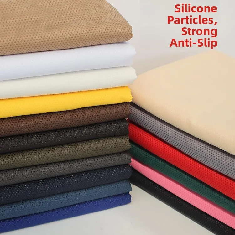 Non-Slip Fabric Glued Silicone Particle Sofa Mat Double-Sided Soft Bottom Couch Pad Floor Pad No Sewing Required Bed Mat