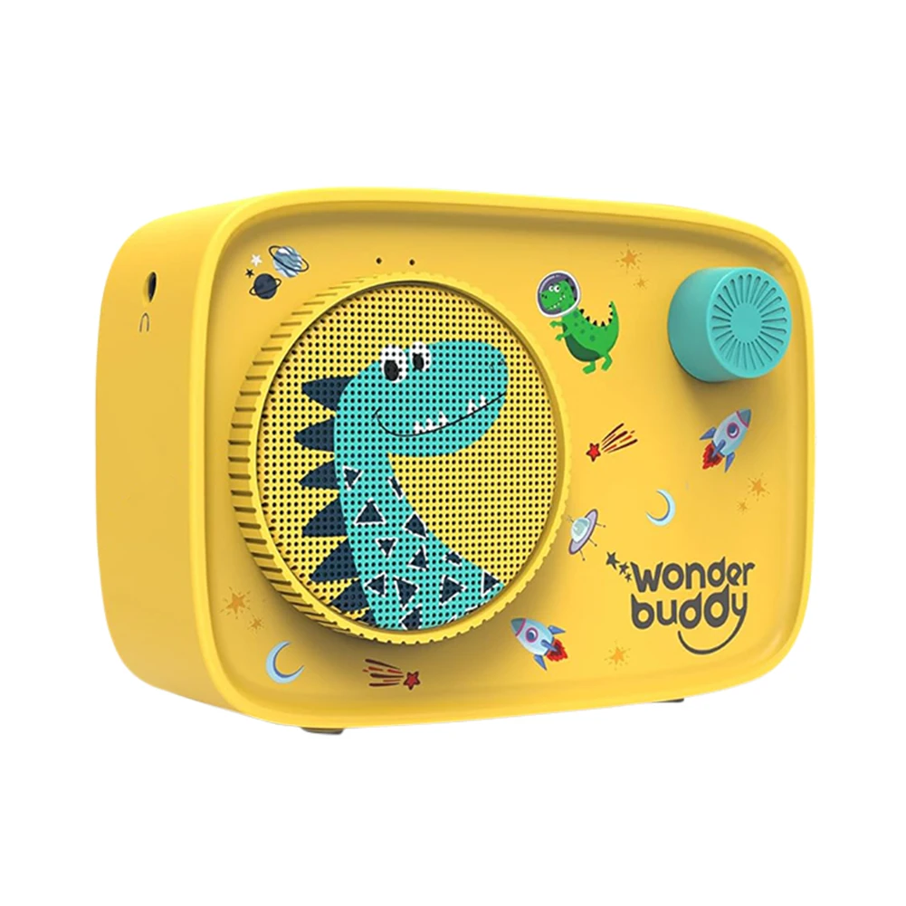 Kids Screen-Free Audio Player with Storybook DIY Art Kit Voice Recorder BT Storyteller Storytelling Machine for Early Learning