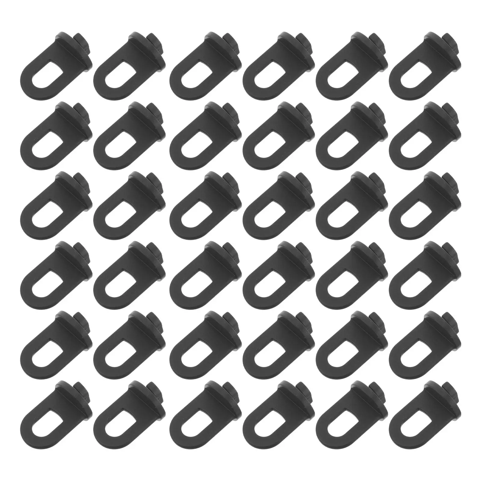 100Pcs Greenhouse Sliding Track Clamps Heavy Duty Plastic Plant Support Clips for Hanging Pots Flower Baskets Indoor Outdoor
