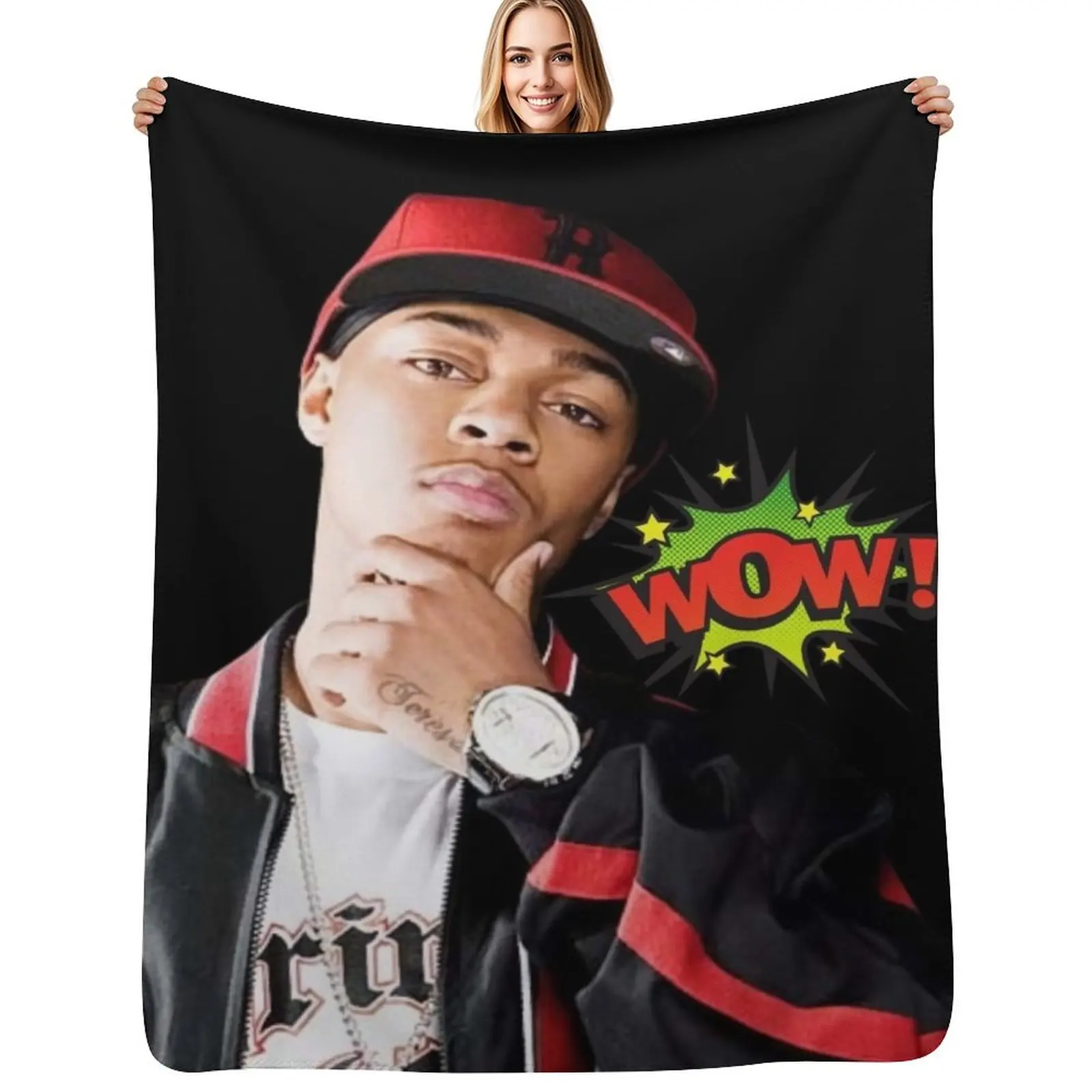 BoW WoW - LiL Bow WoW Throw Blanket Nap Plush cosplay anime Furry Picnic Sofa Quilt Blankets