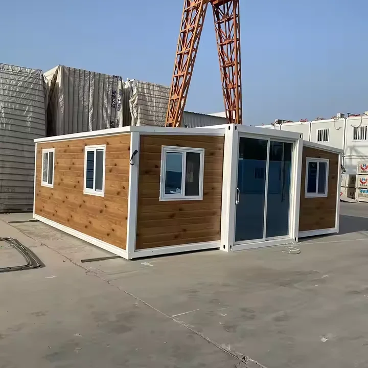 

WinFair Best Selling Cheap Small Easy Assemble Portable Folding Foldable Sandwich Panel Shipping Office Folding Container House