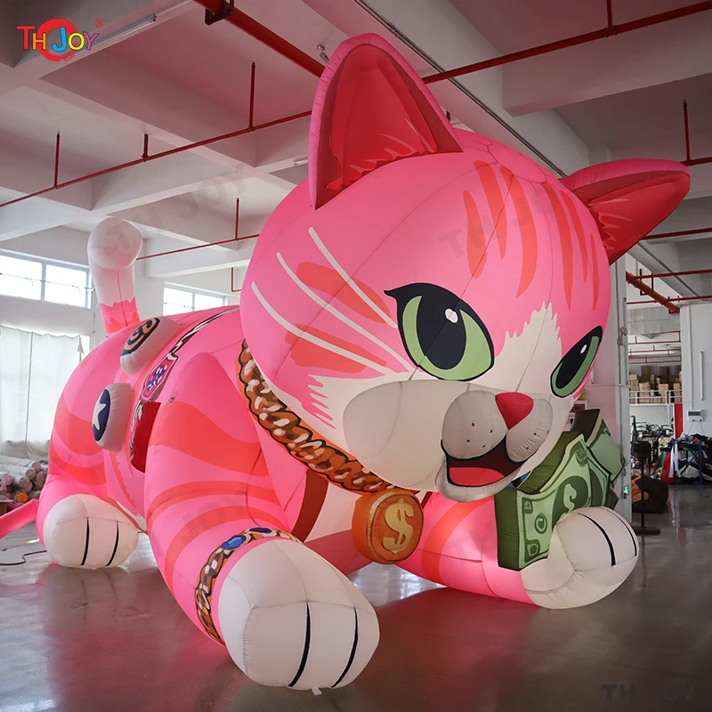 Desenhos animados infláveis gigantes feitos sob encomenda do gato gordo para a propaganda exterior