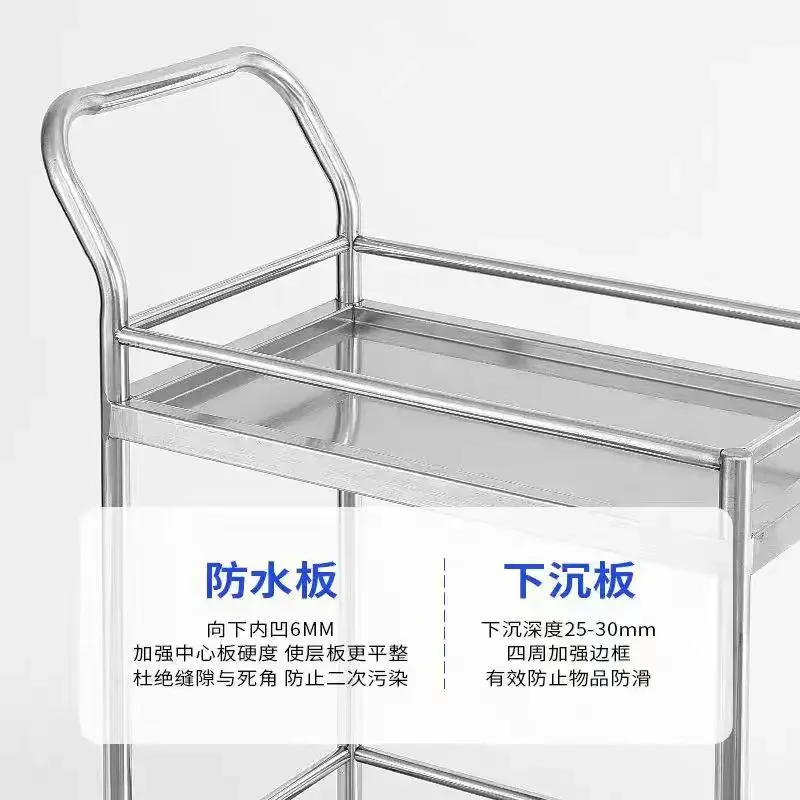 Stainless steel anti-static mobile workshop turnover car dust-free workshop electronic manufacturing packaging table spot