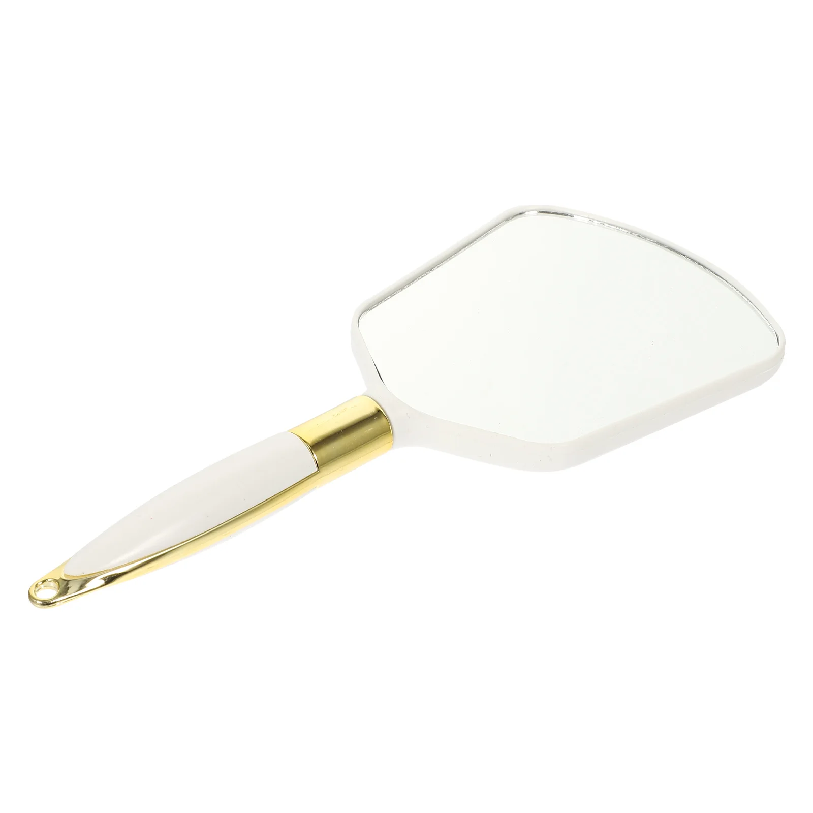 Handheld-Kosmetikspiegel, tragbarer Make-up-Spiegel, ABS-Material, klares, hochauflösendes Reise-Make-up-Zubehör