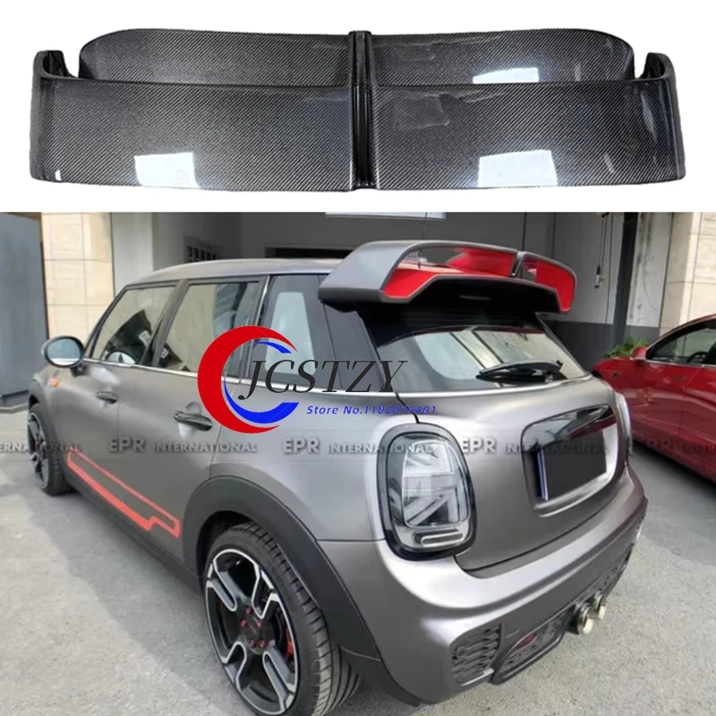 Carbon Fiber Spoilers For Mini F56 Rear Spoiler Wing with adjustable blade Exterior accessories body kit