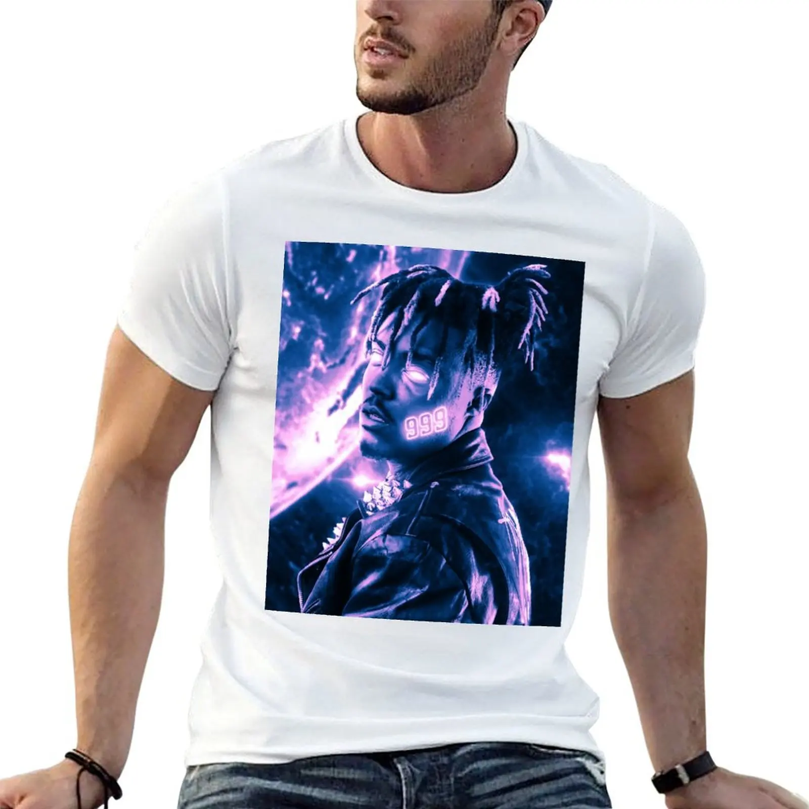 999 planet T-Shirt t shirts for man pack cotton men t shirt cotton 100% t shirt man plain T-shirt