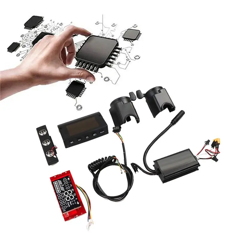 athletics-for-kugoo-8-inch-dashboard-controller-motherboard-display-led-light-handle-kit-electric-scooter-accessories