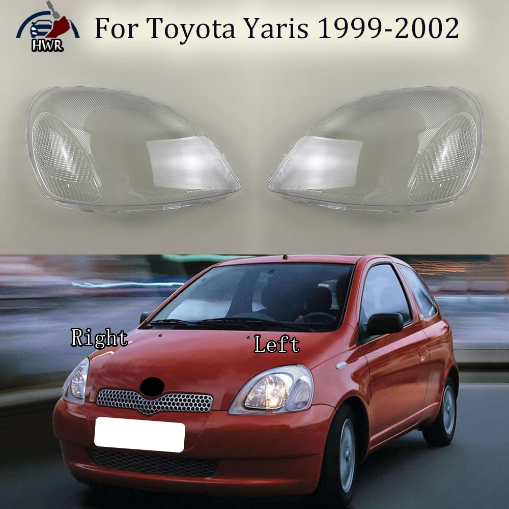 

Front Lamp Shade Headlight Mask Shell Transparent Cover Lens Replace The Original Lampshade For Toyota Yaris 1999 2000 2001 2002