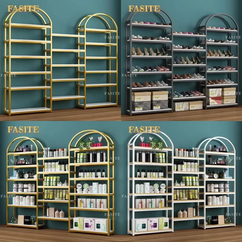 For Multi-layer Display Shelf Cosmetic Beauty Maternal Infant Store Product Shoe Rack Organizer Storage Furniture