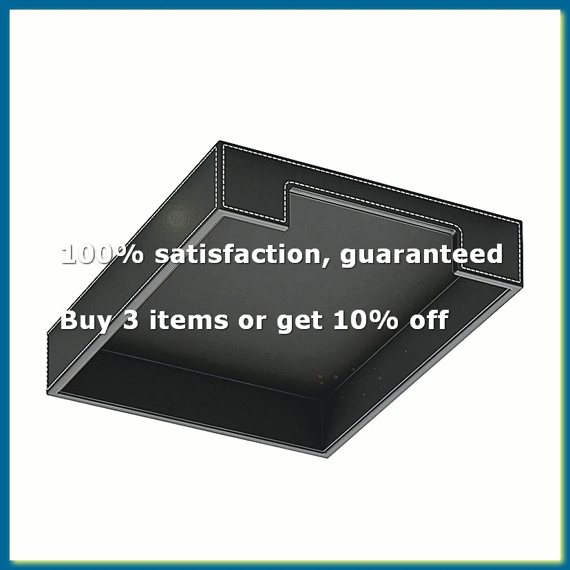 Leather Desk Organizer Tray, Stackable Leather Tray, Desk Organizers and Accessories, Magazine File for Office Supplie
