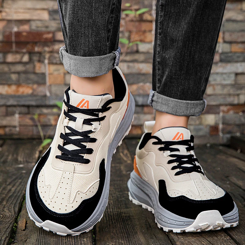 New Men's Outdoor Hiking Shoes, Extra Large Size 48 Sports Shoes,  and Breathable Hiking Shoes, Casual Sports Shoes