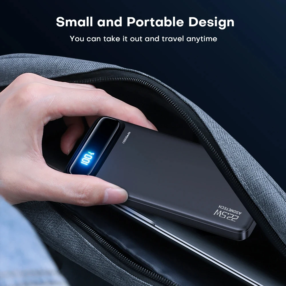 Ranwomen Power Bank 10000Mah Draagbare Oplader Powerbank Usb Type C Pd Snel Opladen Powerbank Externe Batterij Voor Iphone Xiaomi