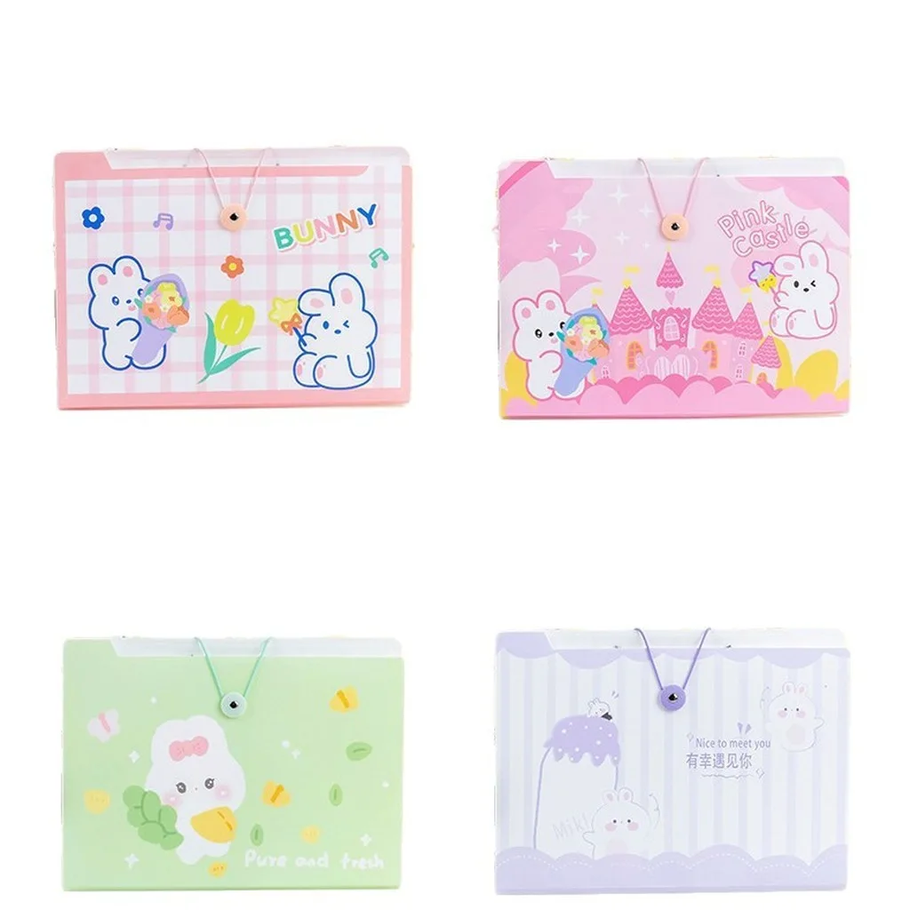 12 Pocket A4 File Accordion Folder Organizer Transparent A4 Document Bag Test Paper Storage Waterproof Folder for School Office view 6