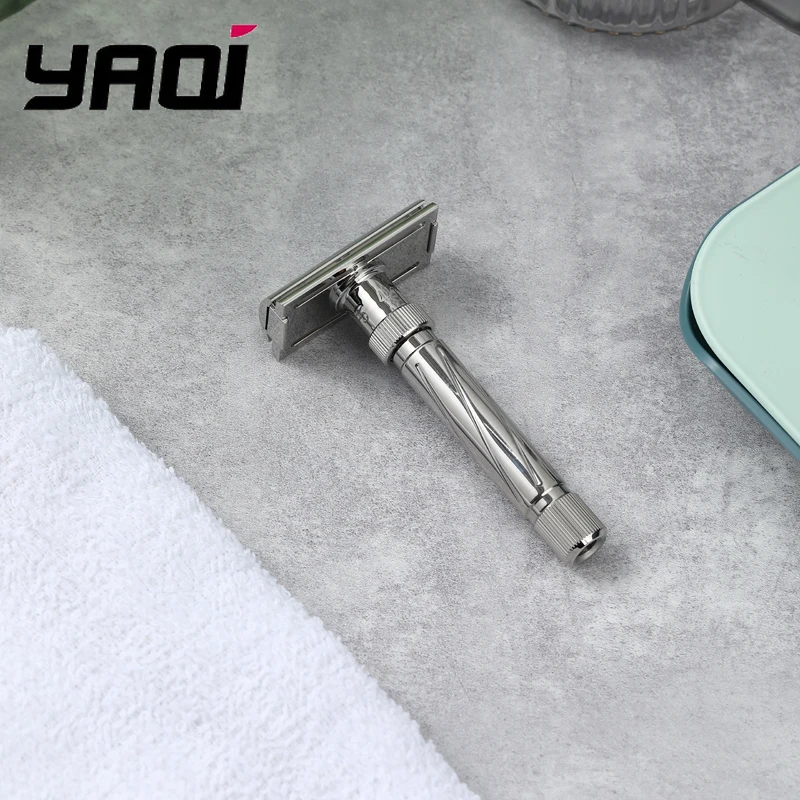 2026 Beard Shaver Yaqi Ultima Stainless Steel Adjustable Mens Safety Razor