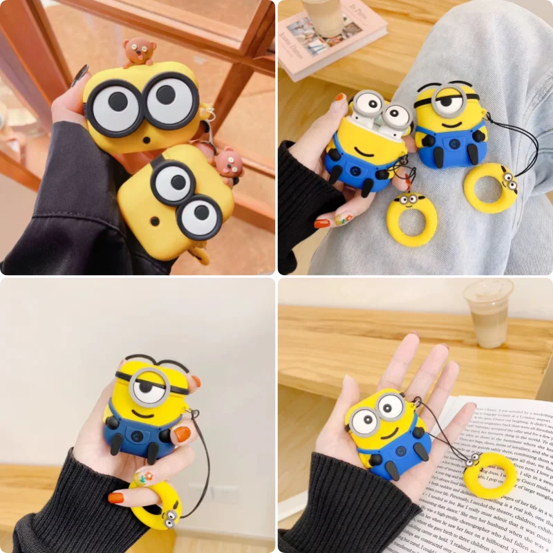 For Airpods Pro 2 Case,3D Cartoon Big Eyes Toy Case For Airpods 1/2/3,Soft Silicone Earphone Cover For Airpods Pro Case Kids Boy