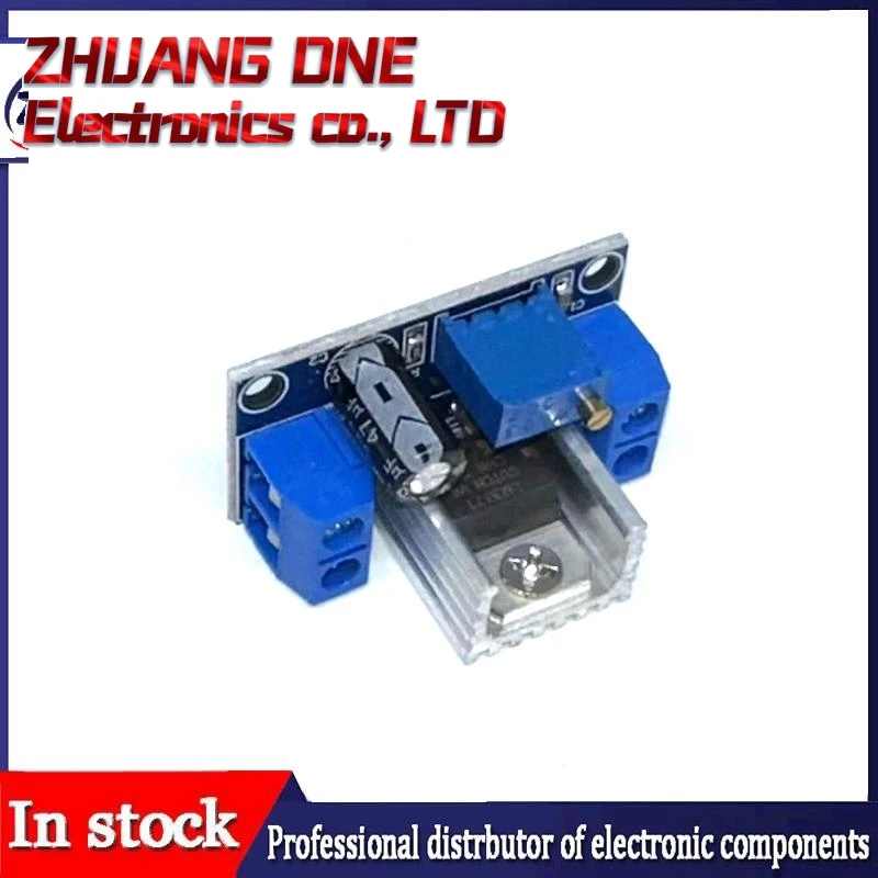 DC-DC Conversor Buck Step Down Módulo Placa De Circuito, Regulador Linear, Tensão Ajustável, Fonte De Alimentação, LM317