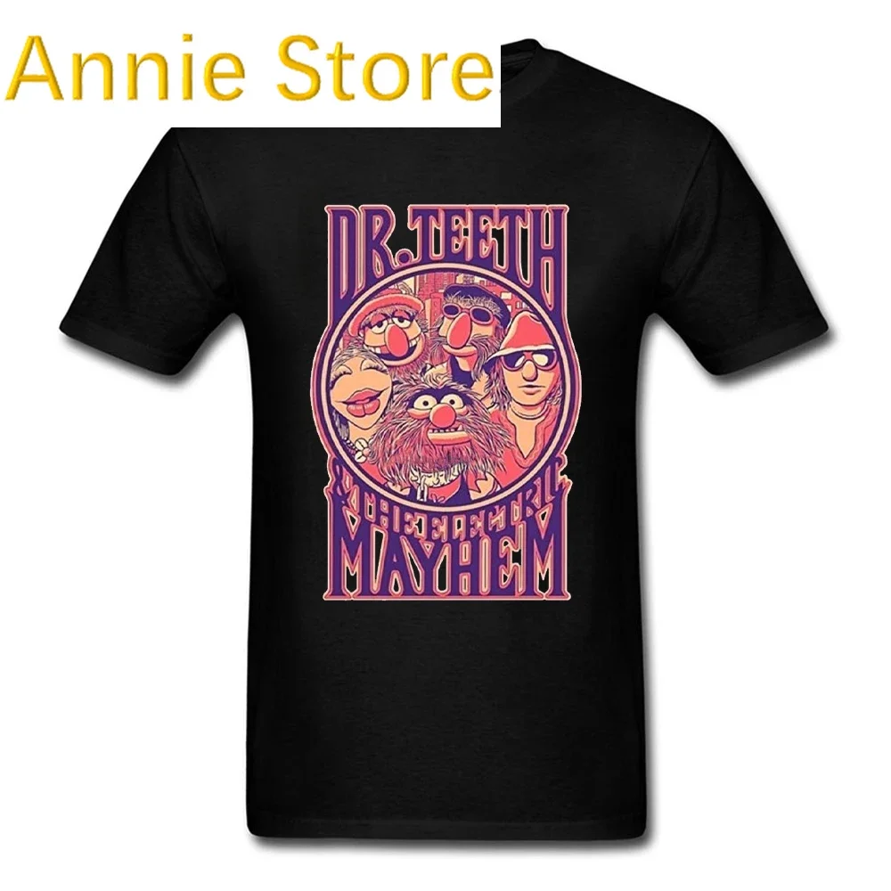 NEW mens t shirts  The Muppet Shirt Dr.Teeth and Electric Mayhem T-Shirt Gift