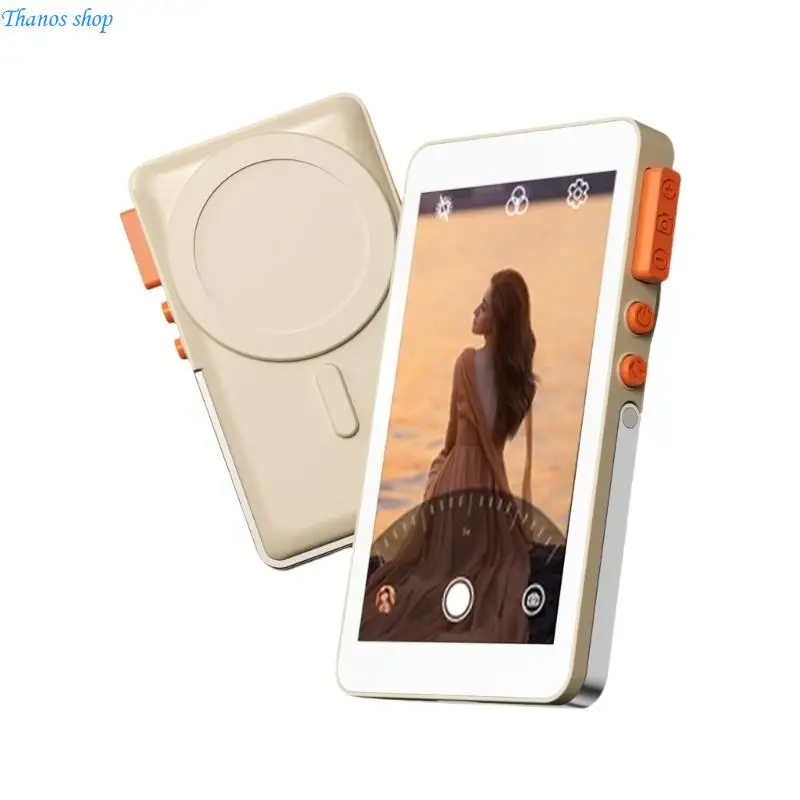 Rechargeable Selfies With Tripods Stand Sound Recorders AntiVibration Stabilization Portable For Social Media Creators X37A